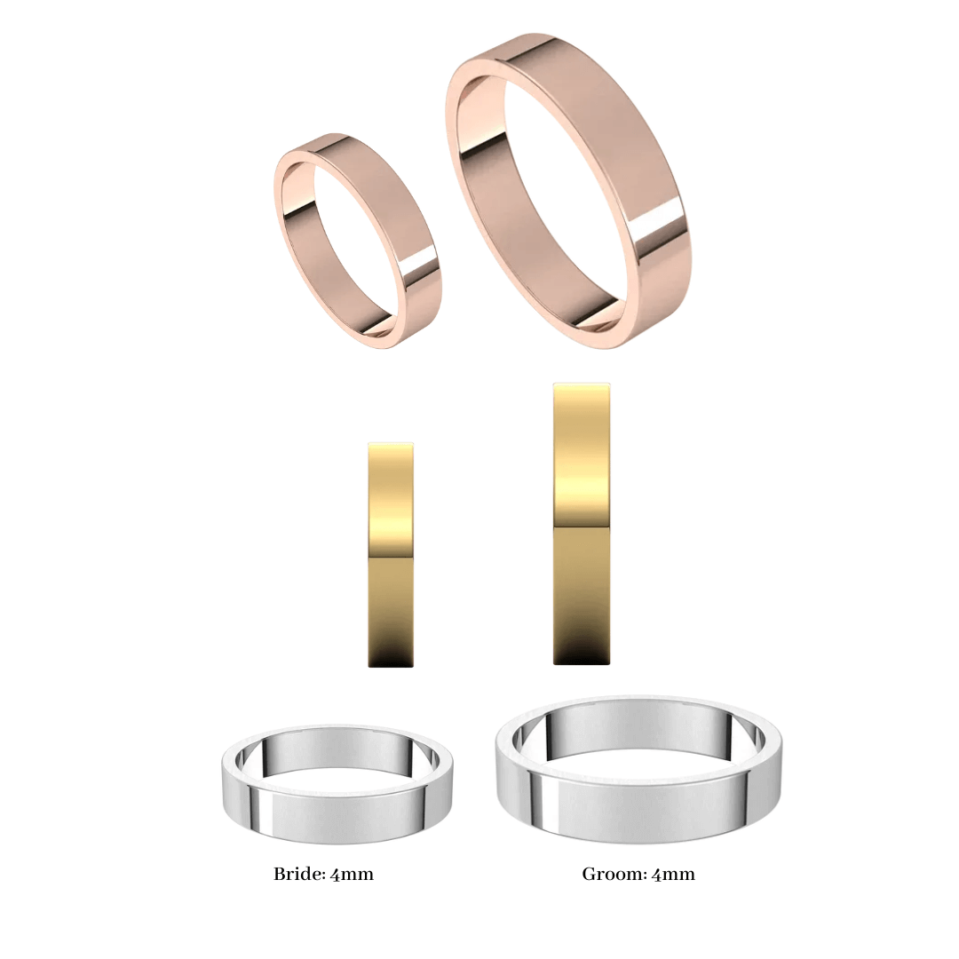 Sky Wedding Rings