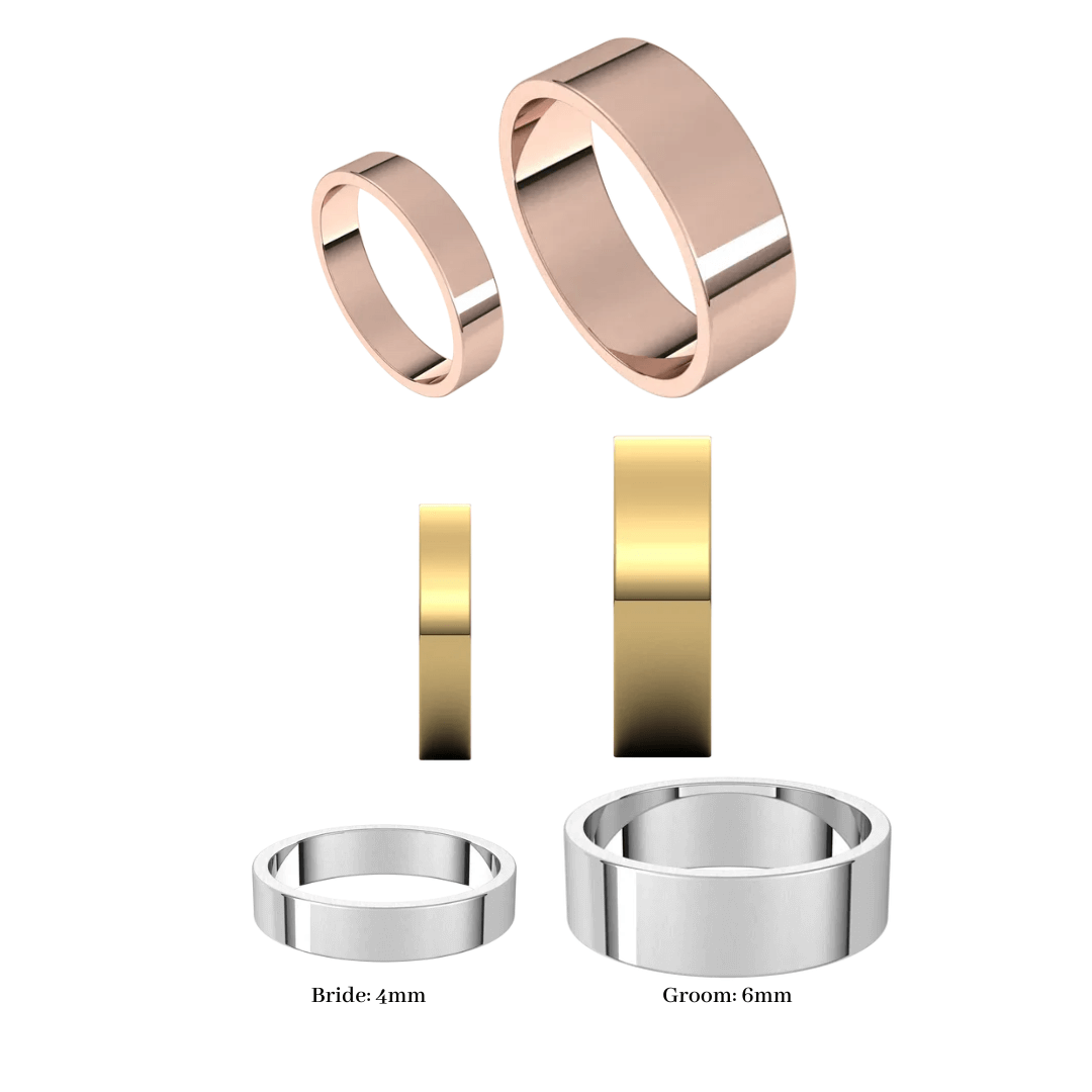 Sky Wedding Rings