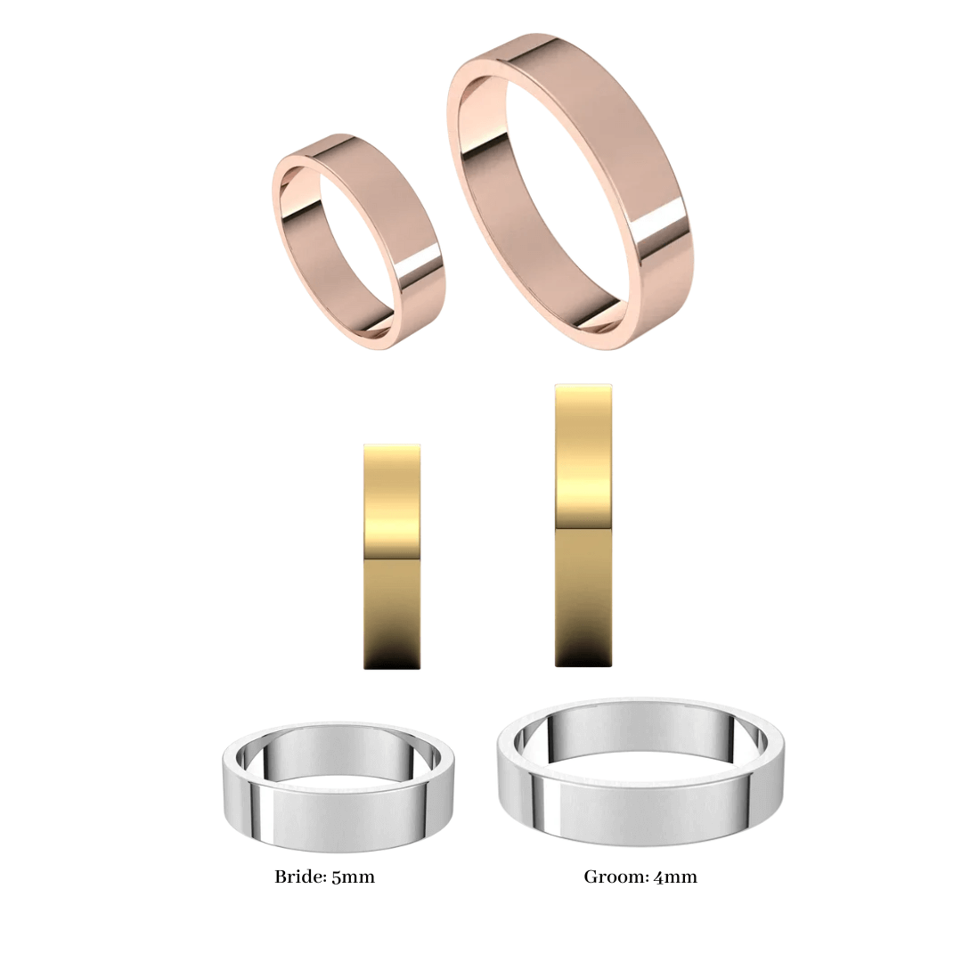Sky Wedding Rings