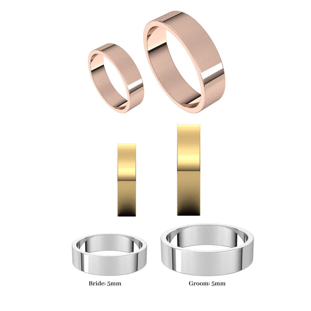 Sky Wedding Rings