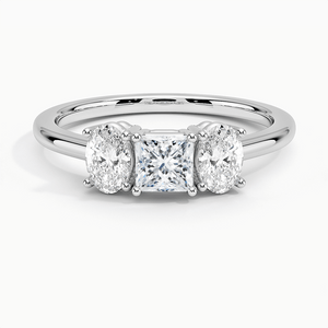 Aster Three Stone Diamond Engagement Ring Aster Three Stone Diamond Engagement Ring