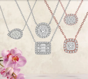 Cassandra Diamond Center Necklace Cassandra Diamond Center Necklace