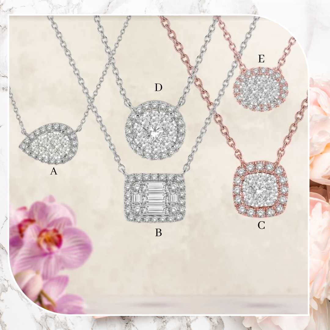 Cassandra Diamond Center Necklace