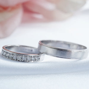 Leonardo Diamond Platinum Wedding Rings Leonardo Diamond Platinum Wedding Rings