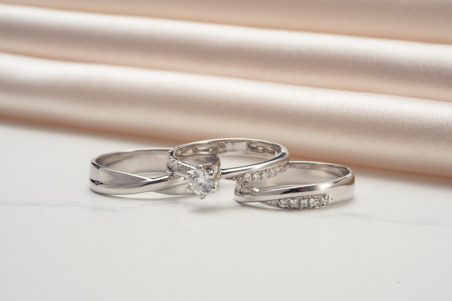 Rafaela Diamond Wedding Rings Set