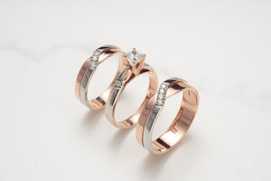 Jolie Diamond Wedding Ring Set Jolie Diamond Wedding Ring Set