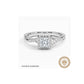 Snowdrop Halo Diamond Engagement Ring