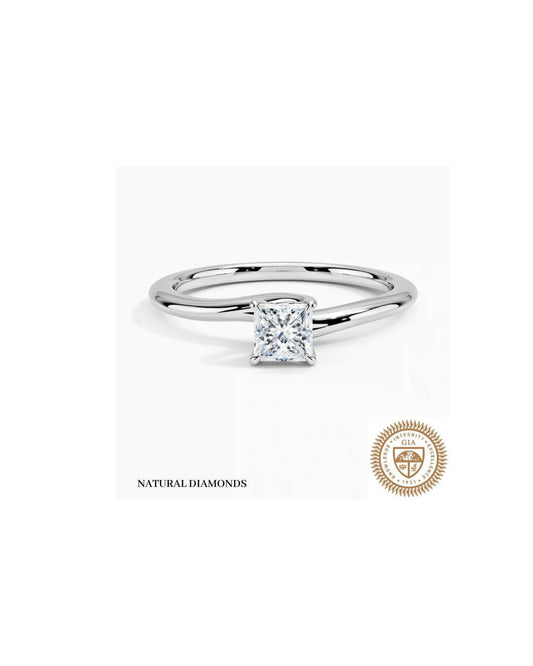Daffodil  Diamond Engagement Ring