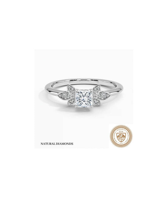 Iris Diamond Engagement Ring