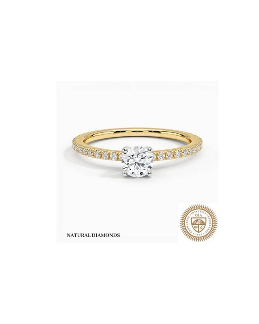 Ashrid Round Diamond Engagement Ring