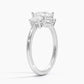 Aster Three Stone Diamond Engagement Ring
