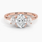 Aster Three Stone Diamond Engagement Ring