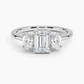 Aster Three Stone Diamond Engagement Ring