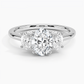 Aster Three Stone Diamond Engagement Ring