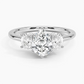 Aster Three Stone Diamond Engagement Ring