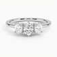 Aster Three Stone Diamond Engagement Ring