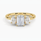 Aster Three Stone Diamond Engagement Ring
