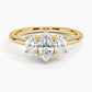 Aster Three Stone Diamond Engagement Ring