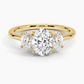 Aster Three Stone Diamond Engagement Ring