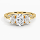 Aster Three Stone Diamond Engagement Ring