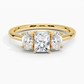 Aster Three Stone Diamond Engagement Ring