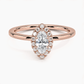 Buttercup Halo Diamond Engagement Ring