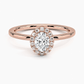 Buttercup Halo Diamond Engagement Ring