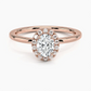 Buttercup Halo Diamond Engagement Ring
