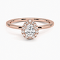 Buttercup Halo Diamond Engagement Ring