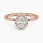 Buttercup Halo Diamond Engagement Ring