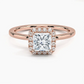 Buttercup Halo Diamond Engagement Ring