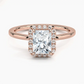 Buttercup Halo Diamond Engagement Ring