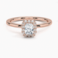 Buttercup Halo Diamond Engagement Ring