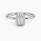 Buttercup Halo Diamond Engagement Ring