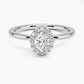 Buttercup Halo Diamond Engagement Ring