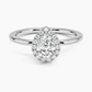 Buttercup Halo Diamond Engagement Ring