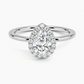 Buttercup Halo Diamond Engagement Ring