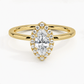 Buttercup Halo Diamond Engagement Ring
