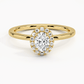 Buttercup Halo Diamond Engagement Ring