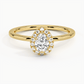 Buttercup Halo Diamond Engagement Ring