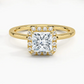 Buttercup Halo Diamond Engagement Ring