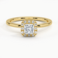 Buttercup Halo Diamond Engagement Ring