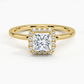 Buttercup Halo Diamond Engagement Ring