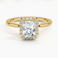 Buttercup Halo Diamond Engagement Ring