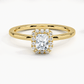 Buttercup Halo Diamond Engagement Ring