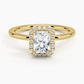 Buttercup Halo Diamond Engagement Ring