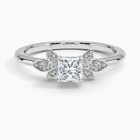 Iris Diamond Engagement Ring