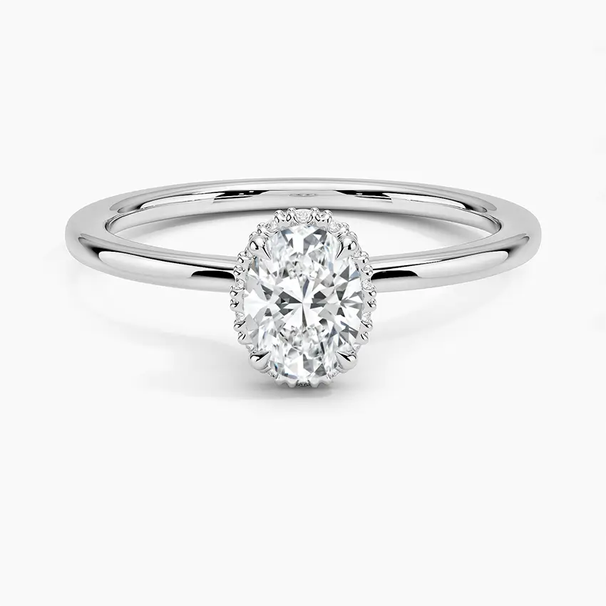 Alyss Double Halo Diamond Engagement Ring