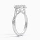 Snowdrop Halo Diamond Engagement Ring