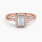 Snowdrop Halo Diamond Engagement Ring